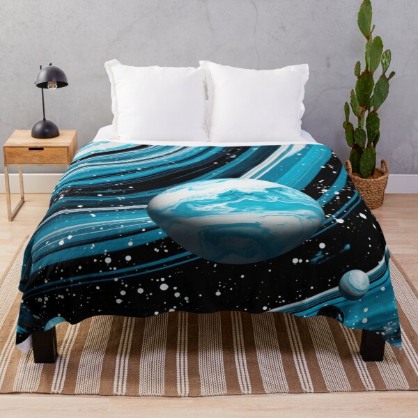 Item preview, Marbled Cosmic Planet Design – Blue Galaxy Swirls & Space Art designed and sold by CraftedHome.