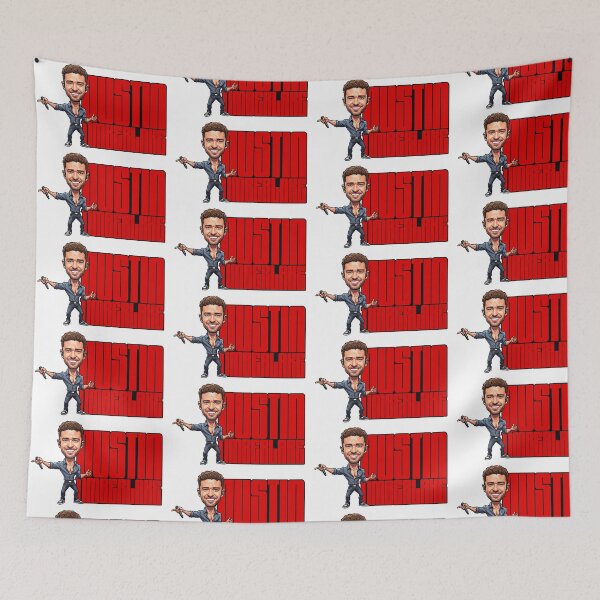Item preview, Funny Caricature of Justin Timberlake designed and sold by vectorlove.