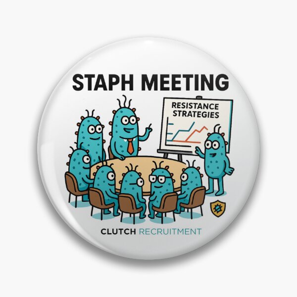 Item preview, Staph Meeting designed and sold by clutchREC.