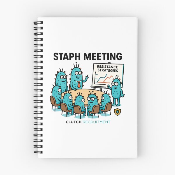 Item preview, Staph Meeting designed and sold by clutchREC.