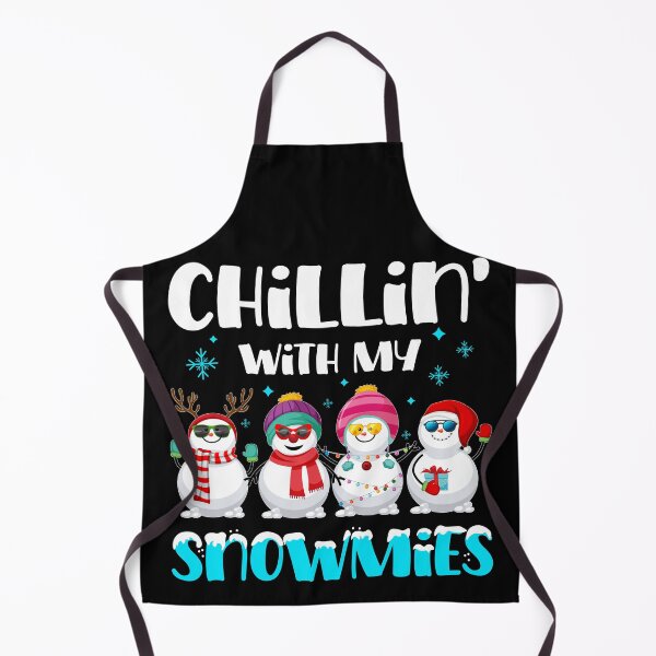 Item preview, Chillin With My Snowmies Snowman Friends Funny Winter Christmas Humor designed and sold by YourArt7.