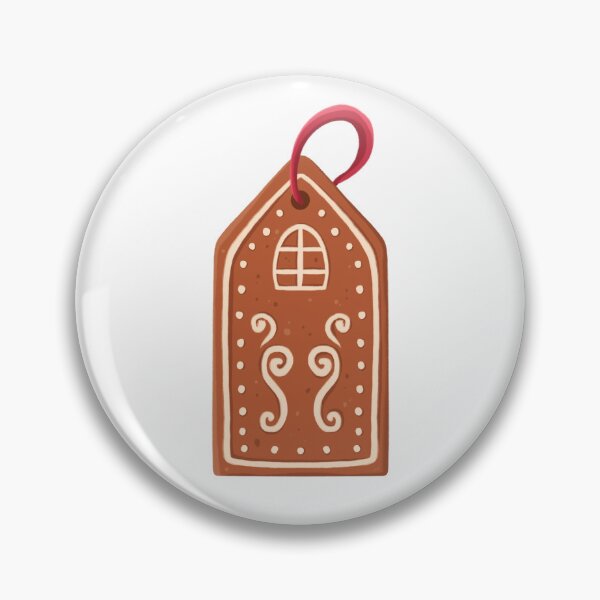 Item preview, A Cute Christmas Gingerbread Cookie Illustration designed and sold by TinyBirdyDesigns.