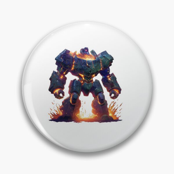 Item preview, Magma Core Destroyer – Volcanic Mecha Titan with Lava-Forged Armor designed and sold by Imaginarium of Chaos falcon88 .