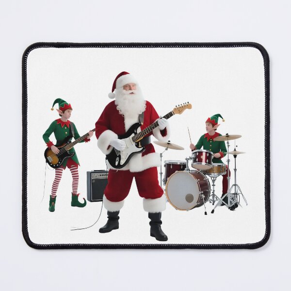 Item preview, Santa's in a band.  designed and sold by Nomad-Maynard.