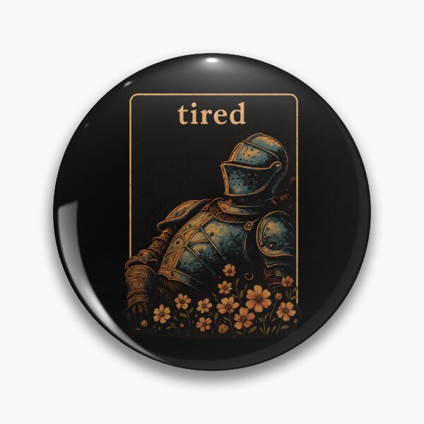 Item preview, Tired Gothic Knight Medieval Fantasy designed and sold by DemureArtsy.