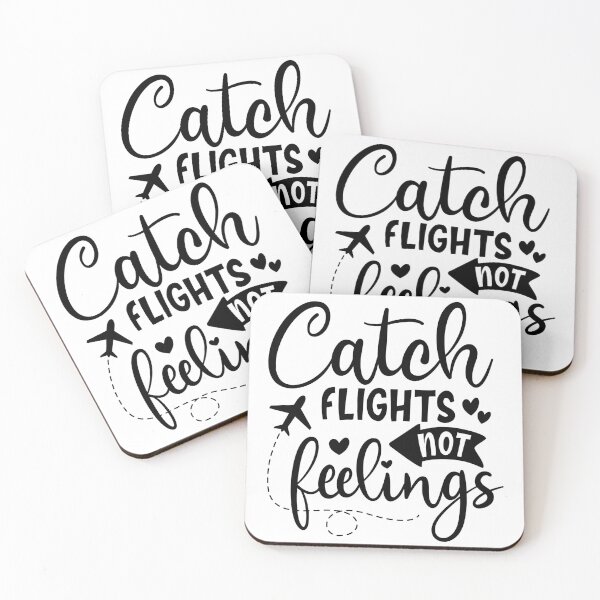 Item preview, Catch Flights Not Feelings – Travel Lover designed and sold by etcifyarts.