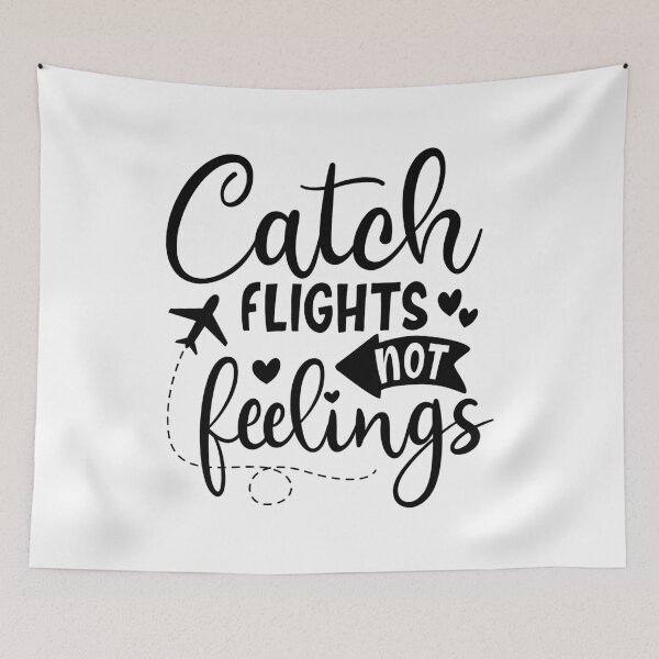 Item preview, Catch Flights Not Feelings – Travel Lover designed and sold by etcifyarts.