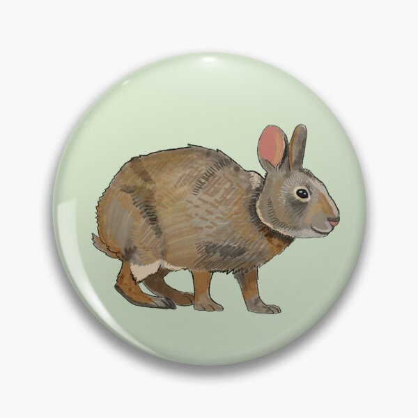 Item preview, Marsh Cottontail Rabbit designed and sold by BlueStarArt.