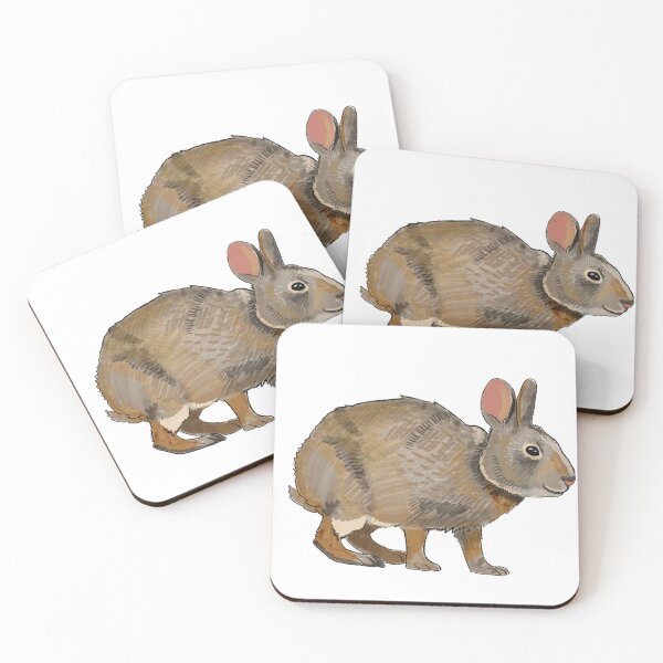 Item preview, Marsh Cottontail Rabbit designed and sold by BlueStarArt.