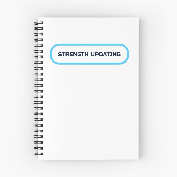 Item preview,  Strength Updating | Fitness Motivation Minimal Design designed and sold by TalkTee Me.