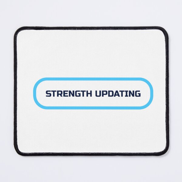 Item preview,  Strength Updating | Fitness Motivation Minimal Design designed and sold by TalkTee Me.