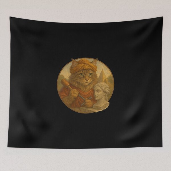 Item preview, Renaissance Sculptor Cat designed and sold by Fort Galaxy.
