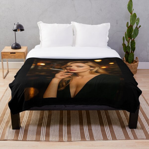 Item preview, Rubia sensual en ambiente de bar glamoroso vintage con elegancia audaz. designed and sold by Spark2Seduction.