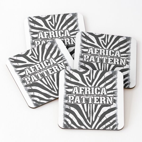Item preview, Grungy Black and White Zebra Africa Pattern designed and sold by Silent Watch Threads..