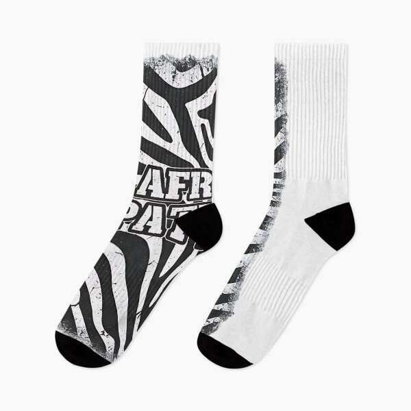 Item preview, Grungy Black and White Zebra Africa Pattern designed and sold by Silent Watch Threads..