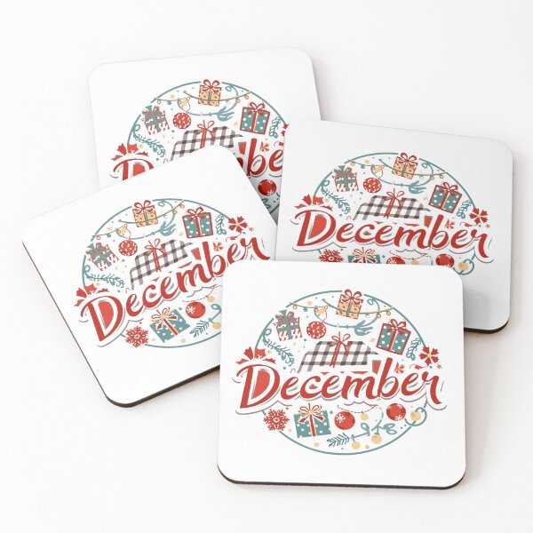 Item preview, Diseño festivo de diciembre: regalos y decoraciones navideñas designed and sold by Riiisha.