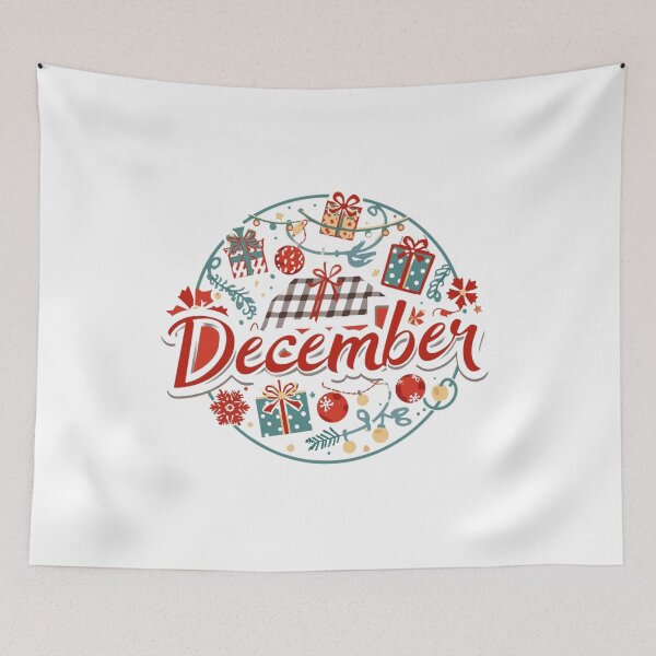 Item preview, Festive December Design – Christmas Gifts & Holiday Decorations designed and sold by Riiisha.