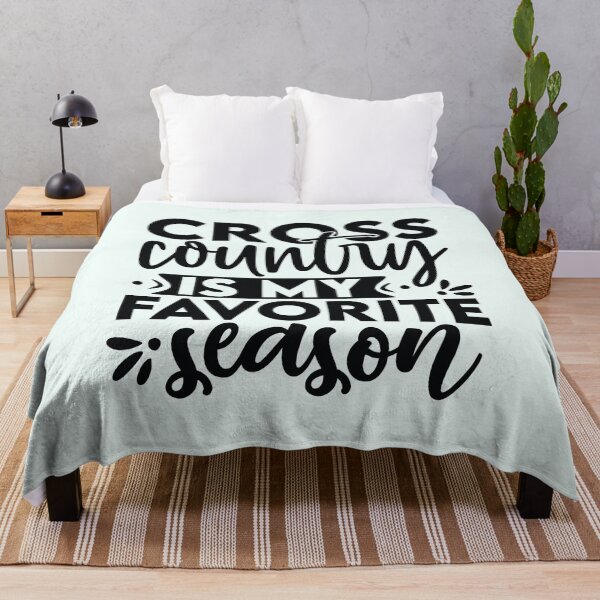 Item preview, Cross Country Is My Favorite Season - Apparel and Home Decor designed and sold by Compass and a Camera.
