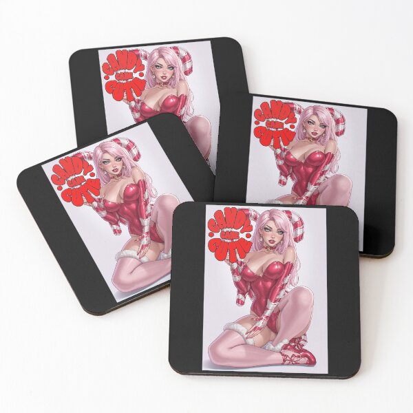 Item preview, Candy Cane Cutie — Retro Christmas Pin-Up with Sweet & Spicy Holiday Glam designed and sold by Mark Mentzer.
