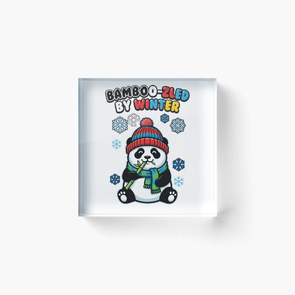 Item preview, BAMBOO-ZLED BY WINTER Cute Panda designed and sold by Quillway.
