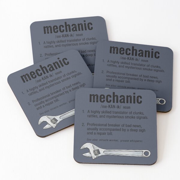 Item preview, Mechanic Definition designed and sold by CreepyCornerArt.