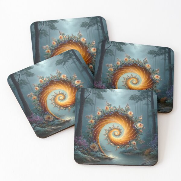 Item preview, The Golden Spiral of Sylvan Light designed and sold by bloorose.