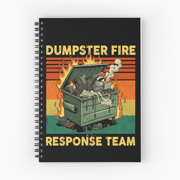 Item preview, Dumpster Fire Response Team Raccoon designed and sold by ChestOutLoud.
