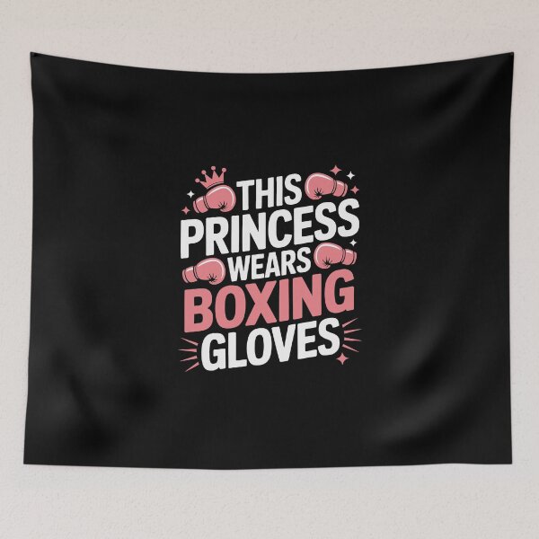Item preview, This Princess Wears Boxing Gloves designed and sold by jkrphoto.