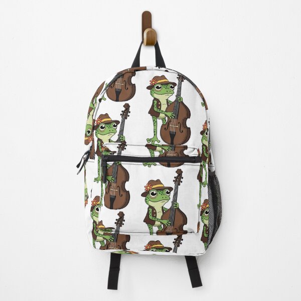 Item preview, Cartoon Frog Playing Double Bass designed and sold by Rostislav Bouda.