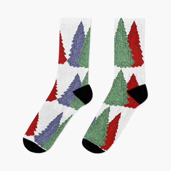 Item preview, Cute colorful Christmas trees designed and sold by Artistkhg.