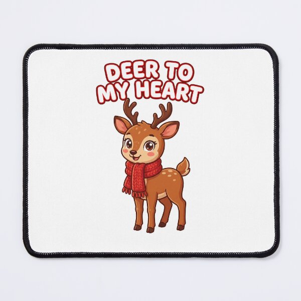 Item preview, DEER TO MY HEART Cute Winter Deer designed and sold by Quillway.