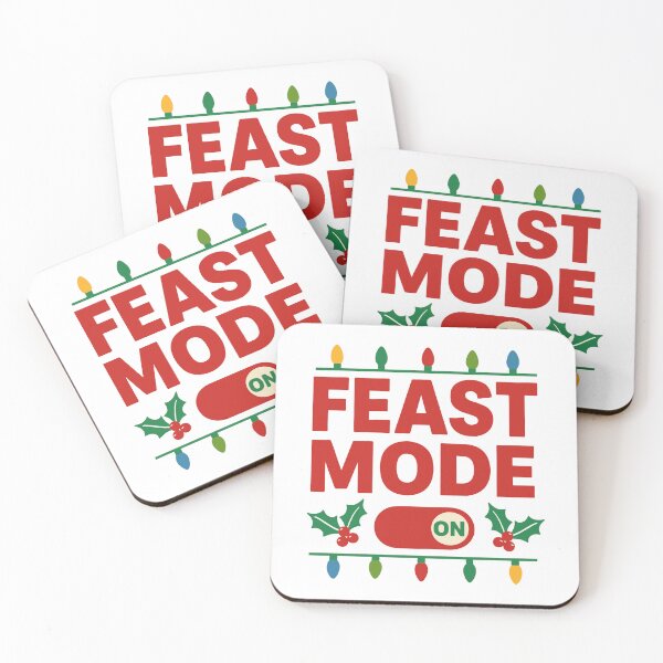 Item preview, Feast Mode On – Festive Christmas Design designed and sold by AndyTats.