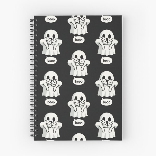 Item preview, The Dislike Ghost: Cute but Sassy Ghost giving Thumbs-Down Gesture  designed and sold by JaneMcCarthyStudio.