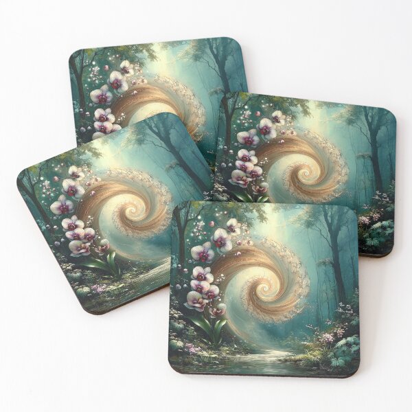 Item preview, Vortex of the Orchid Spirits designed and sold by bloorose.