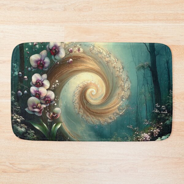 Item preview, Vortex of the Orchid Spirits designed and sold by bloorose.