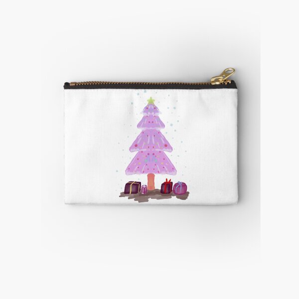 Item preview, Christmas tree postcard design pink  designed and sold by tenkenryujin.