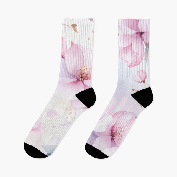 Item preview, Soft pastel color flower pattern designed and sold by Meikis.