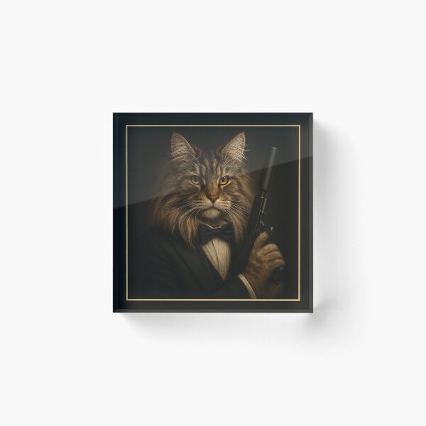 Item preview, Agent Spy Cat designed and sold by Fort Galaxy.