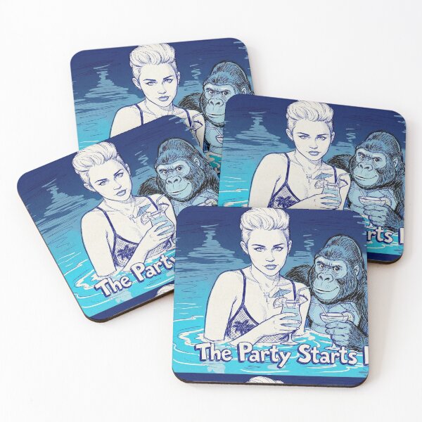 Item preview, Miley Cyrus says The Party Starts Here! designed and sold by MattBStickers.