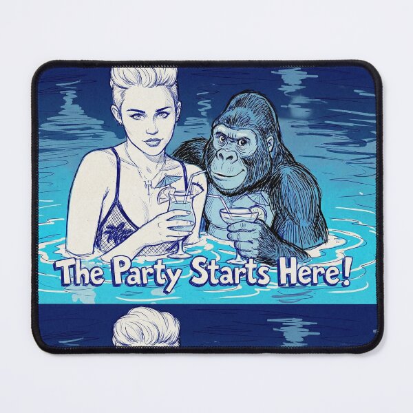 Item preview, Miley Cyrus says The Party Starts Here! designed and sold by MattBStickers.