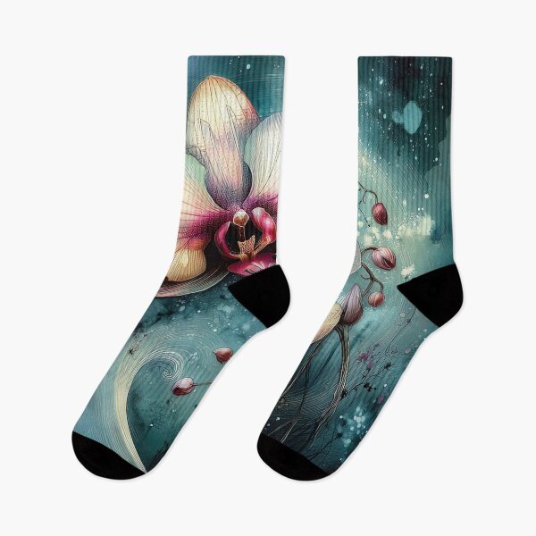 Item preview, Orchids in the Cosmic Drift designed and sold by bloorose.