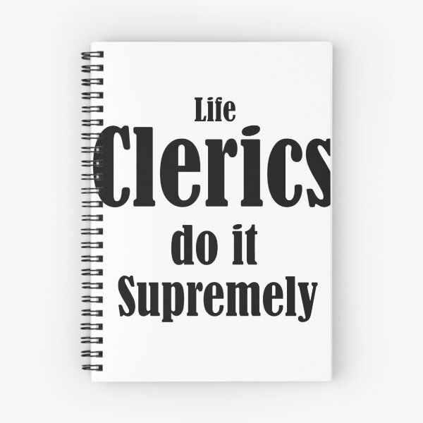 Item preview, Clerics Do It - Life - Black designed and sold by EchoTheBard.