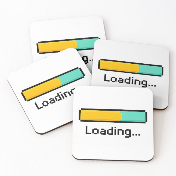 Item preview, Loading Progress Bar Gaming Minimalist Design designed and sold by retroman78.