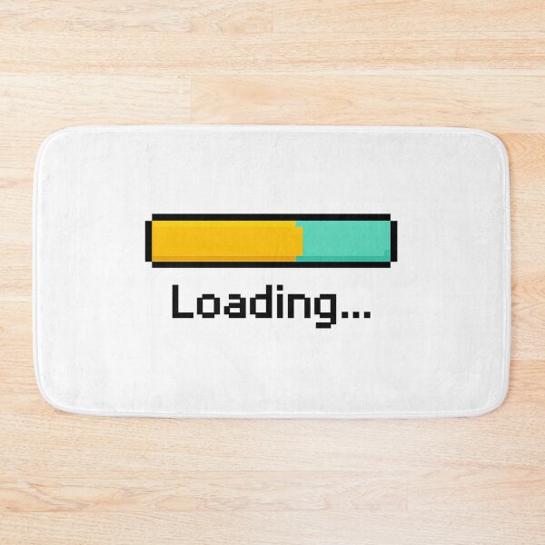 Item preview, Loading Progress Bar Gaming Minimalist Design designed and sold by retroman78.