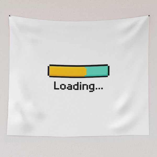 Item preview, Loading Progress Bar Gaming Minimalist Design designed and sold by retroman78.