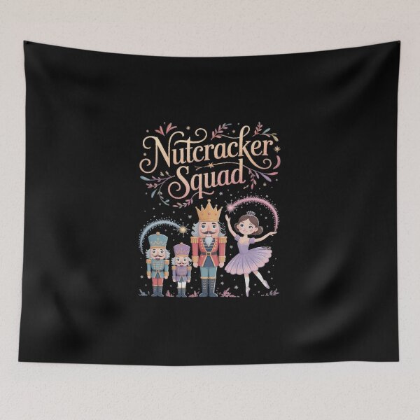 Item preview, Nutcracker Squad – Magical Christmas Ballet Characters designed and sold by KrissGraphShop.
