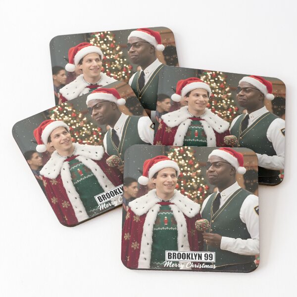 Item preview, Funny Christmas Police Duo | Festive Holiday Comedy Art designed and sold by Artistic canvas store.