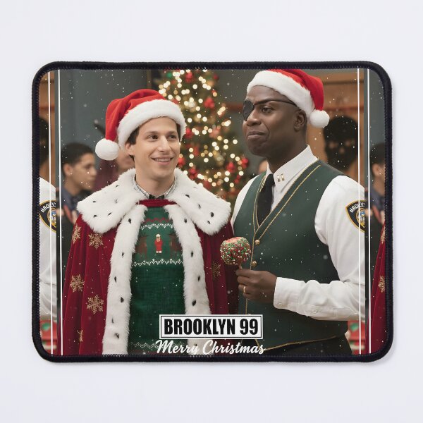 Item preview, Funny Christmas Police Duo | Festive Holiday Comedy Art designed and sold by Artistic canvas store.