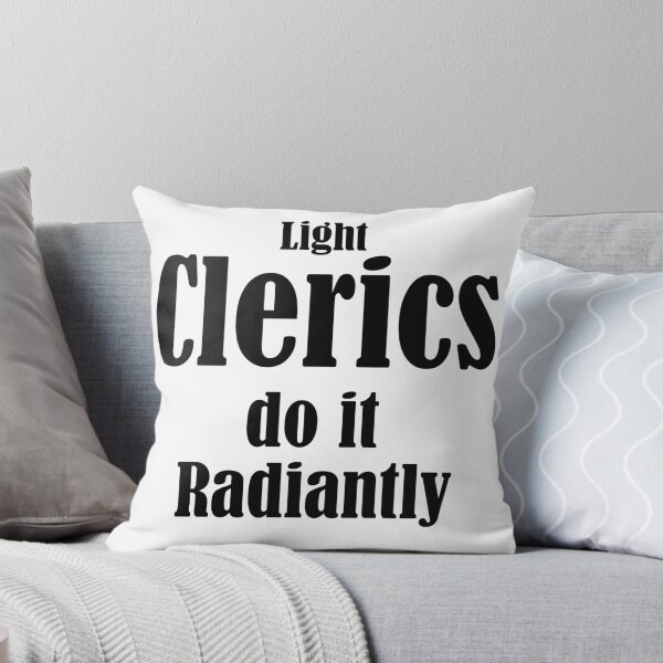 Item preview, Clerics Do It - Light - Black designed and sold by EchoTheBard.