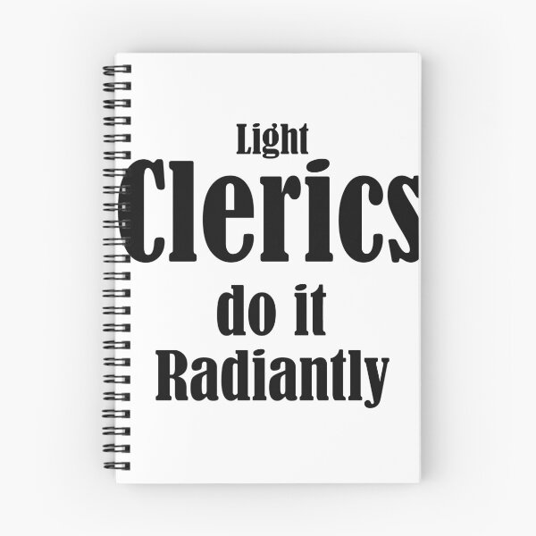 Item preview, Clerics Do It - Light - Black designed and sold by EchoTheBard.